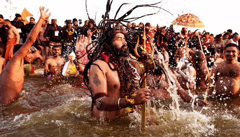 Le festival de Kumbh Mela à Praygraj en 2019. / ©Vitthal Jondhale, CC BY-SA 4.0 Wikimedia Commons