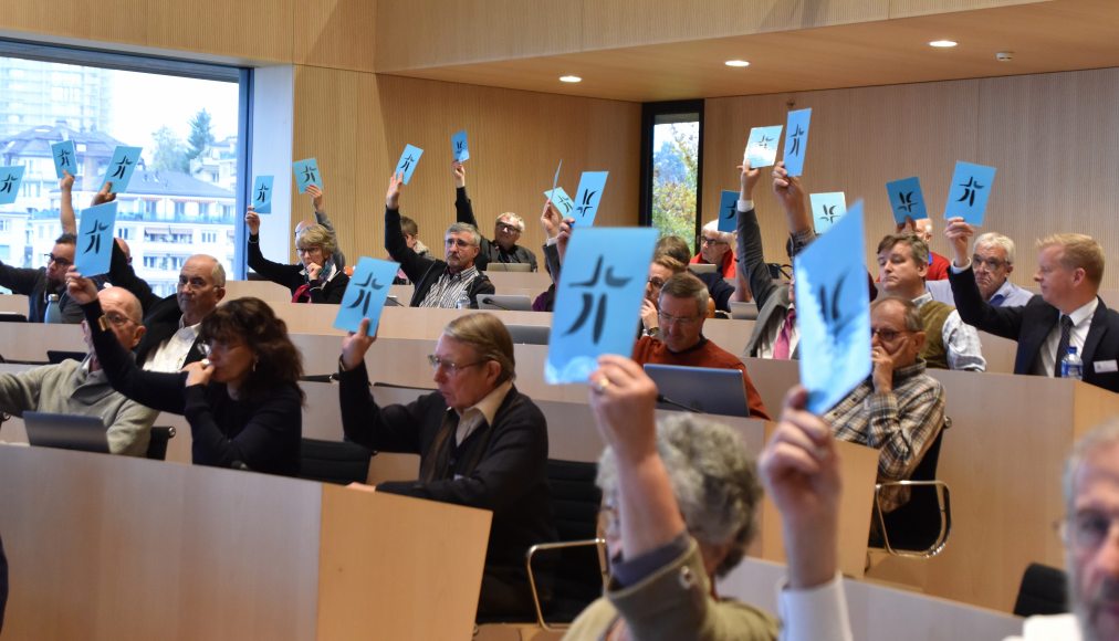 Les délégués au synode se sont réunis les 8 et 9 novembre à Lausanne. / © Gérard Jaton