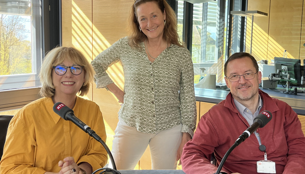 Isabelle Graesslé, Carole Pirker et Emmanuel Jeger / ©Gabrielle Desarzens