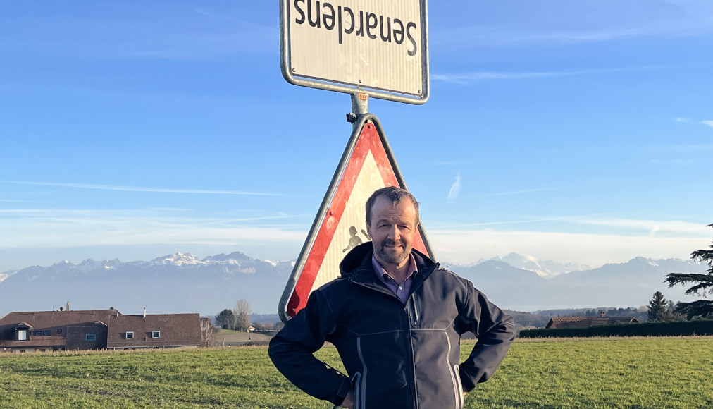 Jacky Pavillard, agriculteur à Senarclens / ©Gabrielle Desarzens 