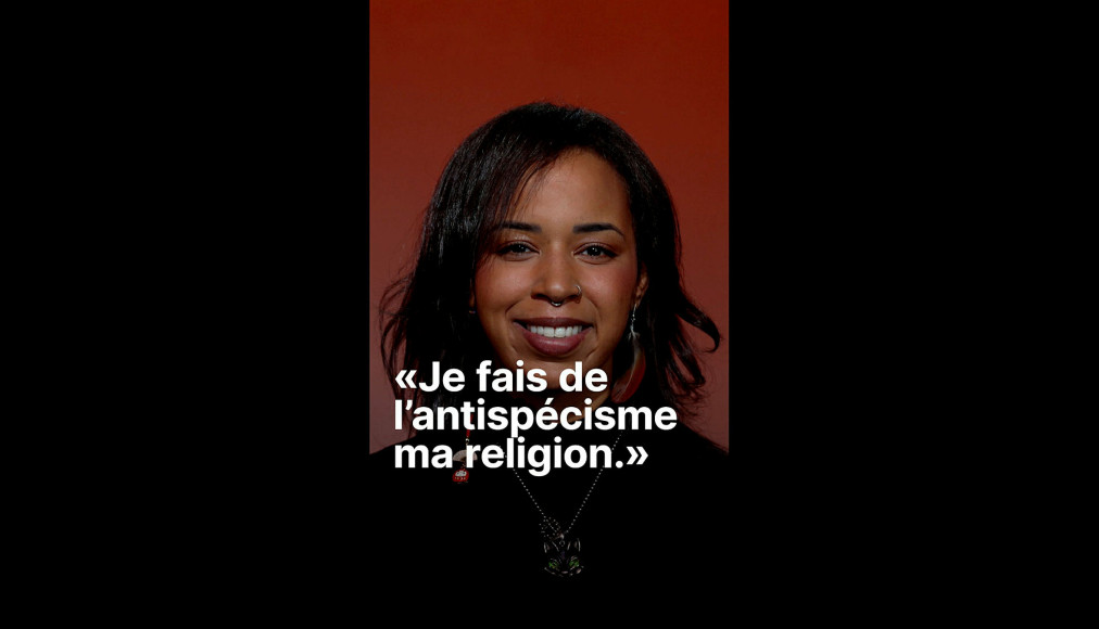 Shanice: «Je fais de l&#039;antispécisme ma religion.» / ©RTSreligion