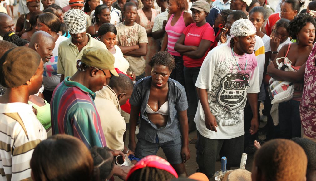 Transe vaudoue en Haïti. 