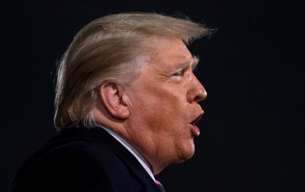 Donald Trump pendant la campagne du 22 septembre, Pennsylvanie / @AP Photo/Evan Vucci