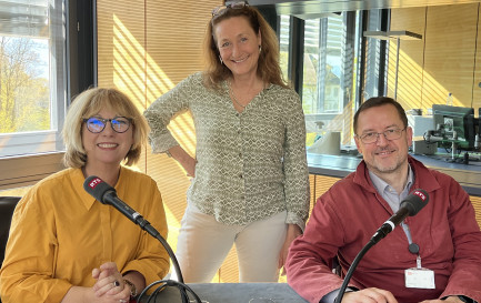 Isabelle Graesslé, Carole Pirker et Emmanuel Jeger / ©Gabrielle Desarzens