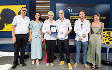 Le jury œcuménique du dernier festival de Locarno remet le prix aux réalisateurs du film Sibel / © Locarno Festival - Marin Mikelin