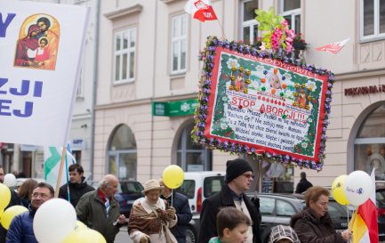 Manifestation contre l&#039;avortement à Cracovie, Pologne, 2016 / ©iStock/Eucalyptys